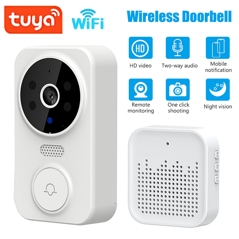 Smart Doorbell Wired - WiFi Smart Video Deurbel Camera Nachtzicht