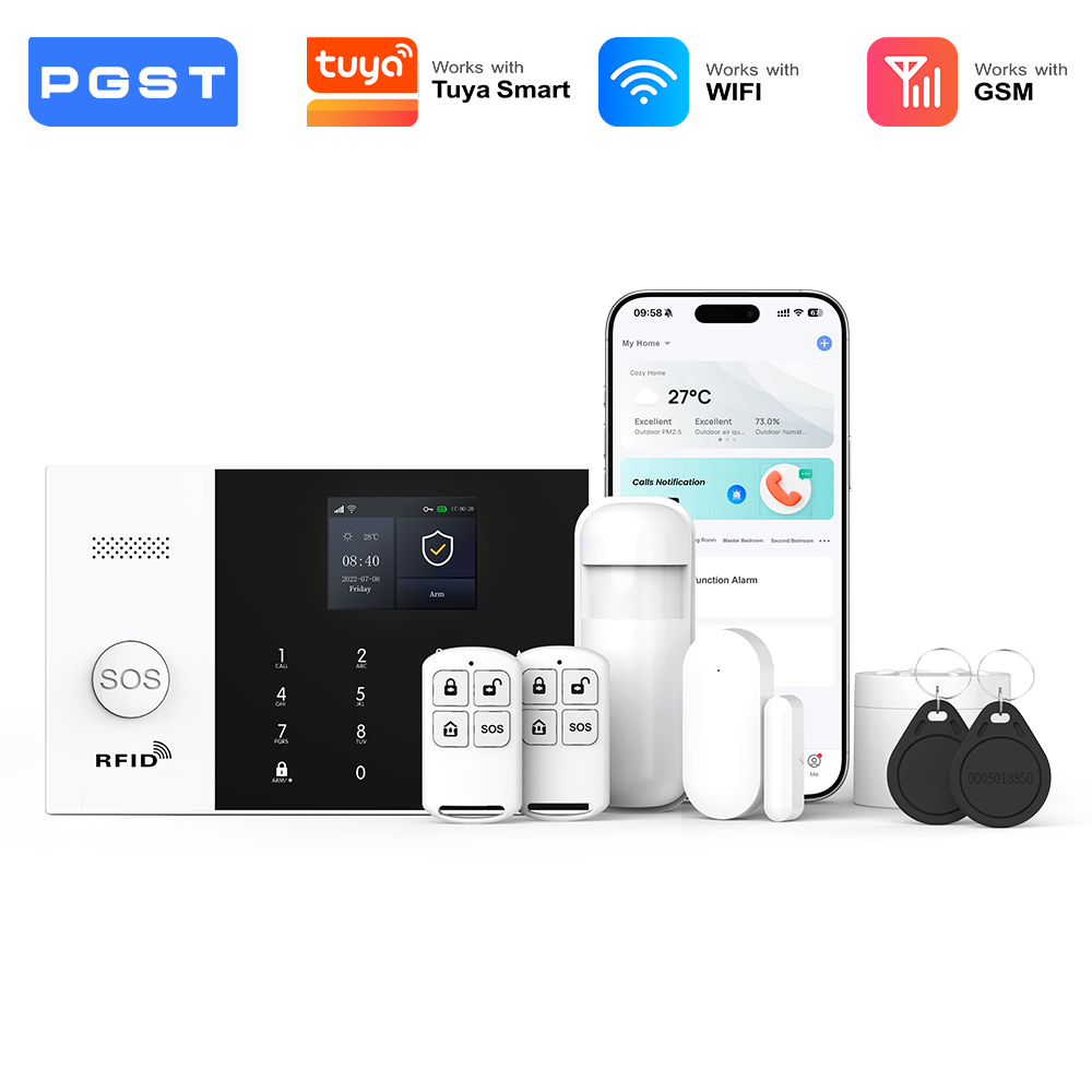 Home Automation Tutorial - PGST beveiligingsalarm complete set WiFi 2G