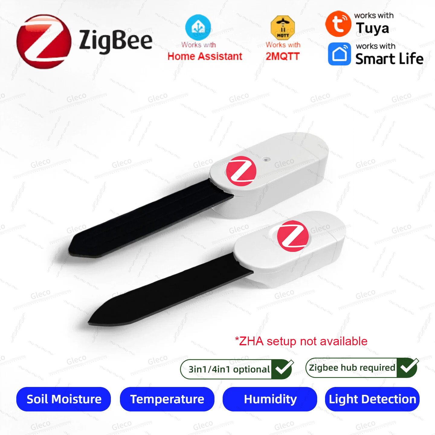 Home Automation Ideas - Zigbee Bodemvochtsensor Meter Temperatuur Vochtigheid Vruchtbaarheid