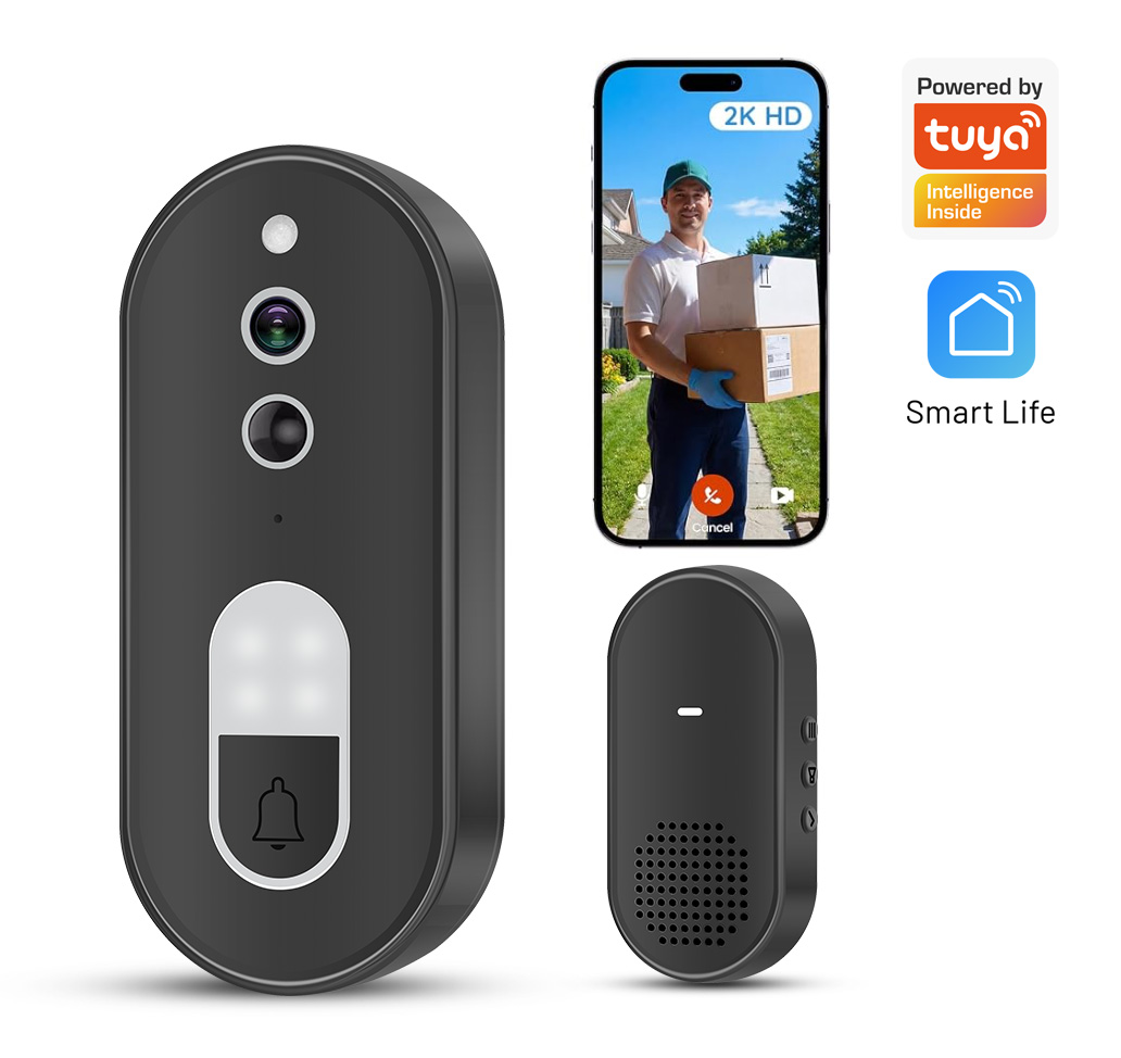Tuya 1080P HD Draadloze WiFi V - Smart Doorbell Wired recensie en prijs