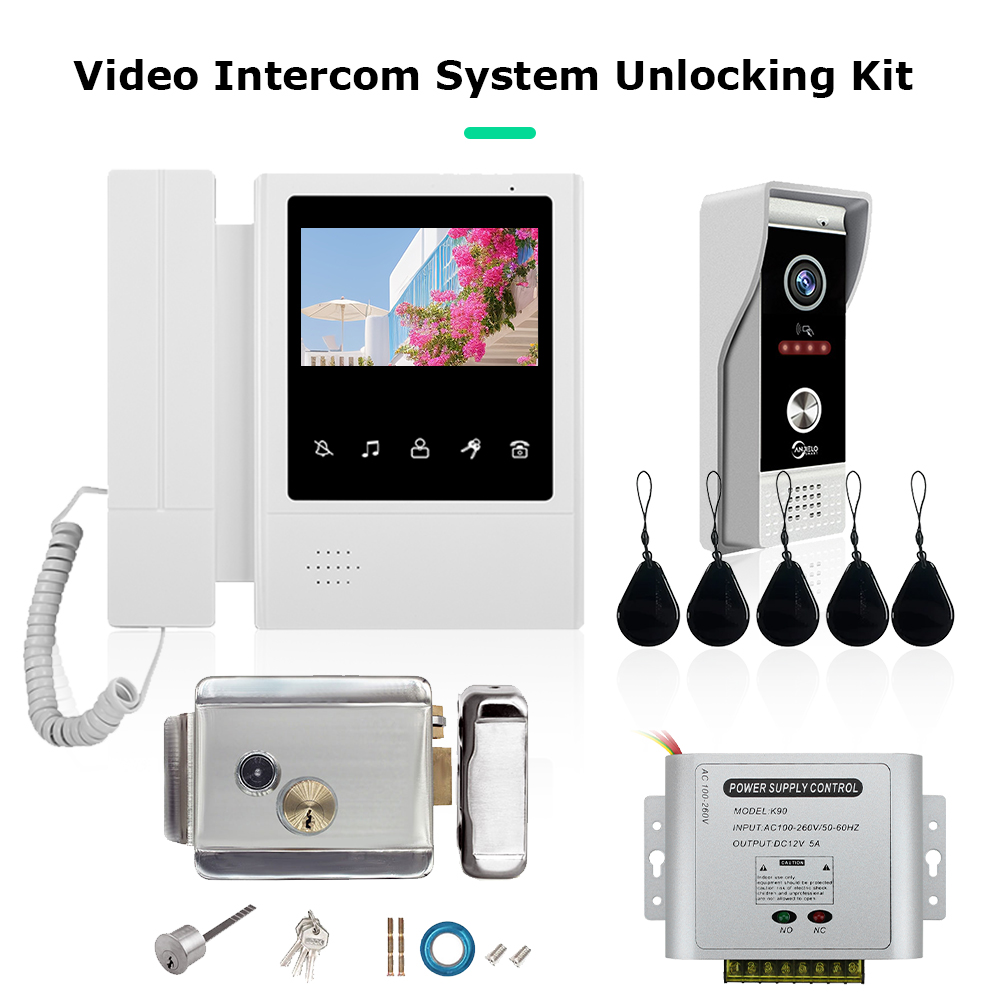 4,3 inch LCD-video-intercomsys - Smart Doorbell Wired recensie en prijs