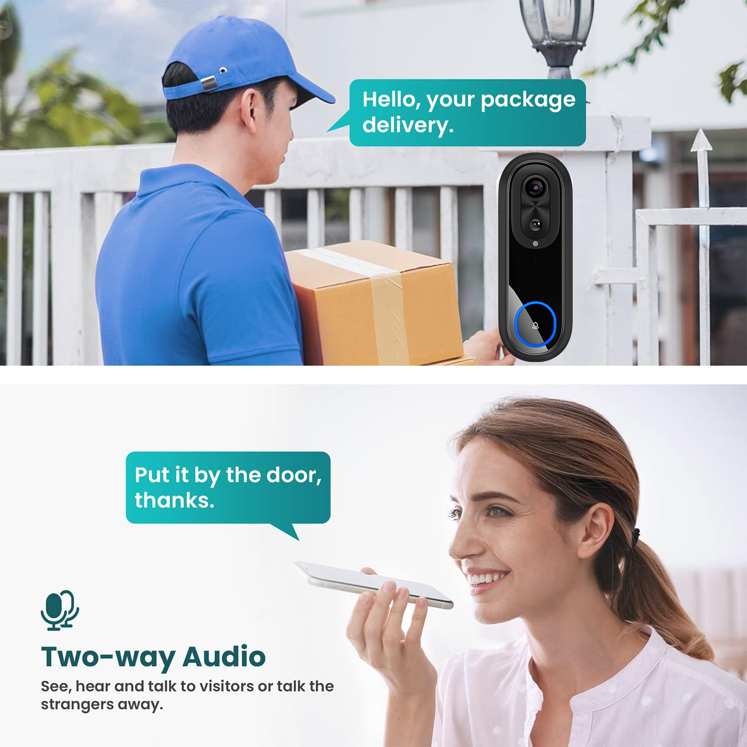 5G 2.4G WiFi Video Deurbel 108 - Smart Doorbell Wired recensie en prijs