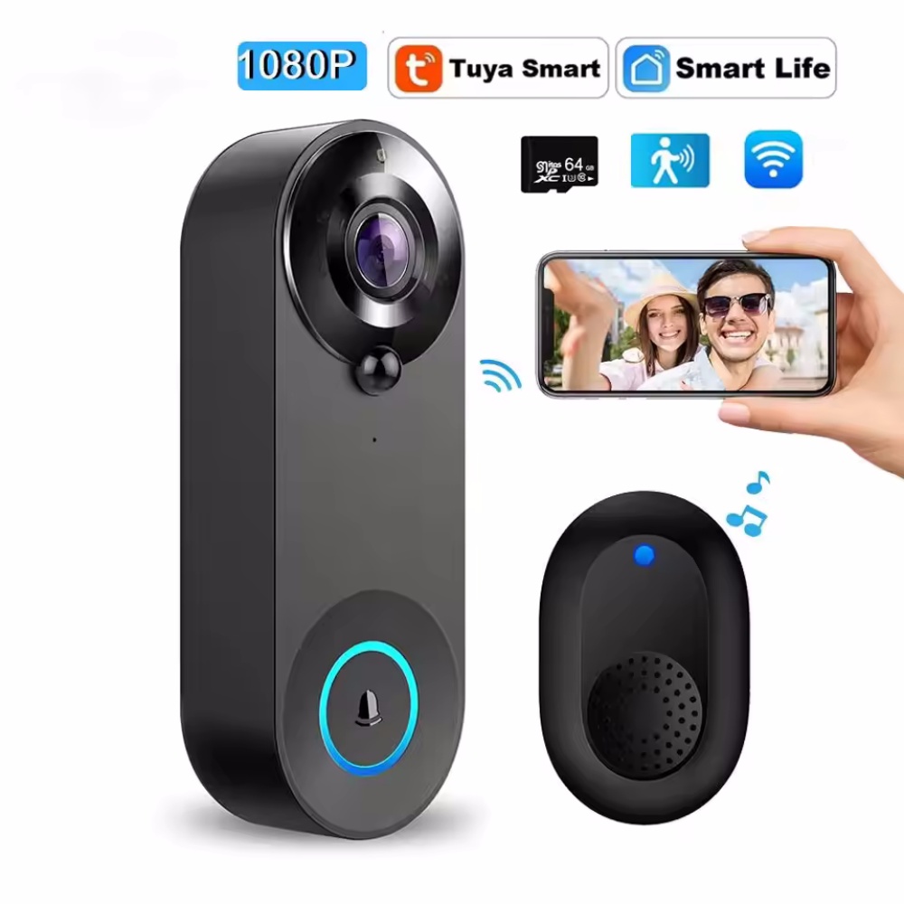 Tuya 1080P Draadloze WIFI Deur - Smart Doorbell Wired recensie en prijs
