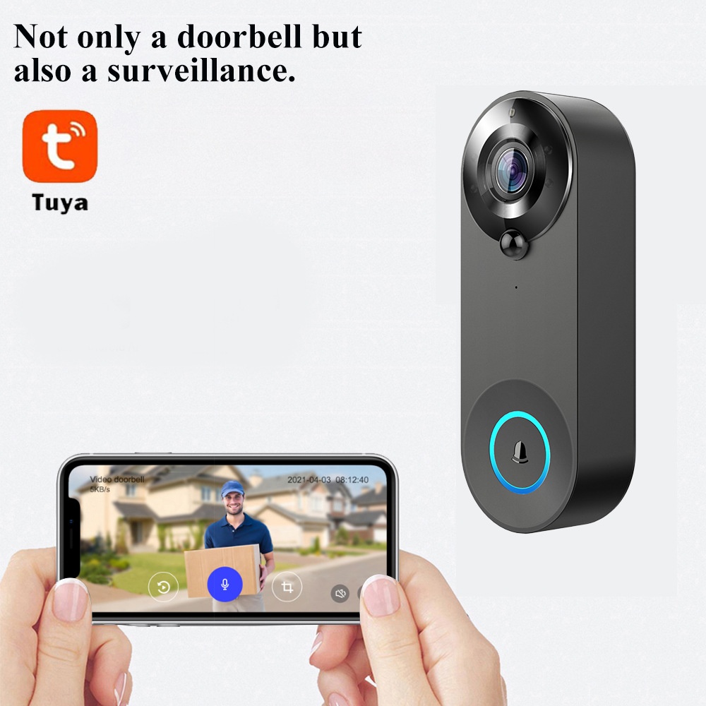 Tuya 1080P Draadloze WIFI Deur - Smart Doorbell Wired recensie en prijs