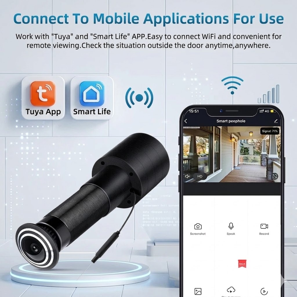 ZEMNIO 2K 3MP slimme deurkijkg - Smart Doorbell Wired recensie en prijs