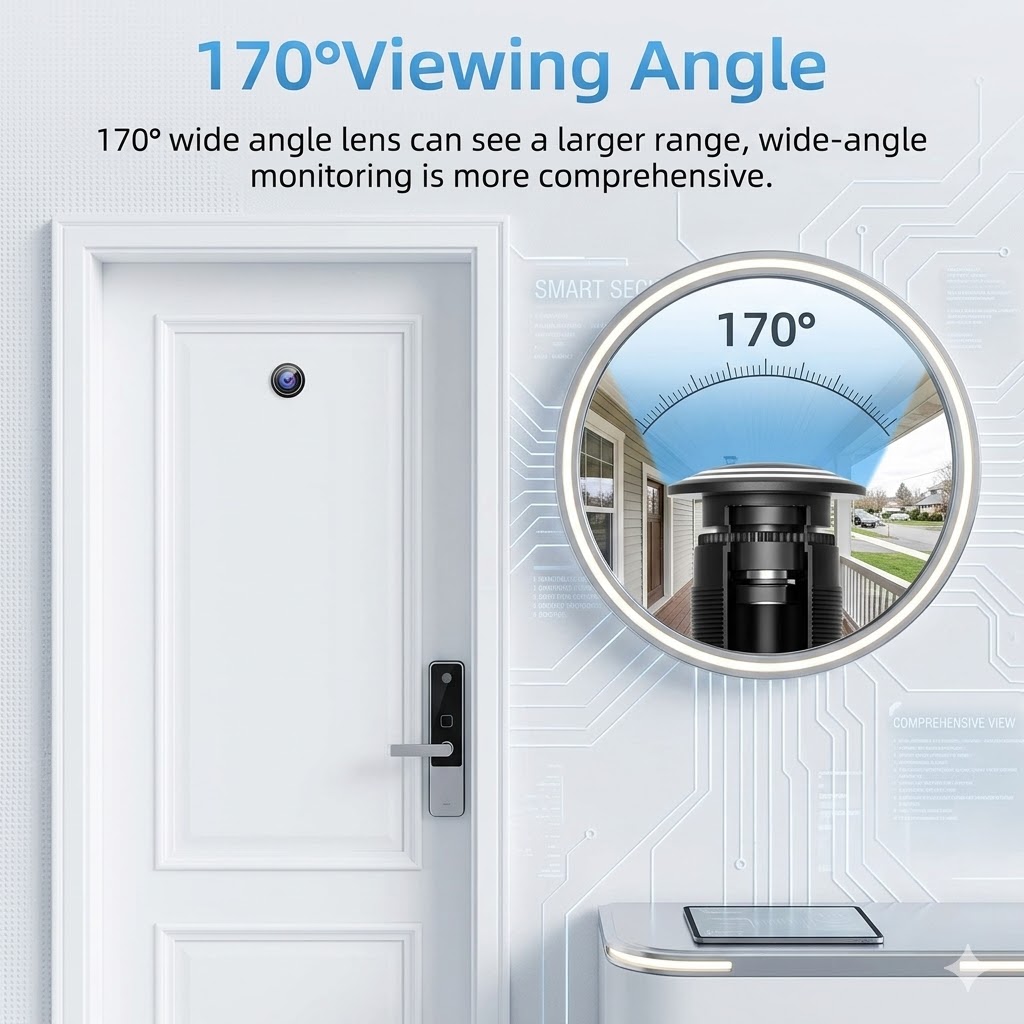 ZEMNIO 2K 3MP slimme deurkijkg - Smart Doorbell Wired recensie en prijs