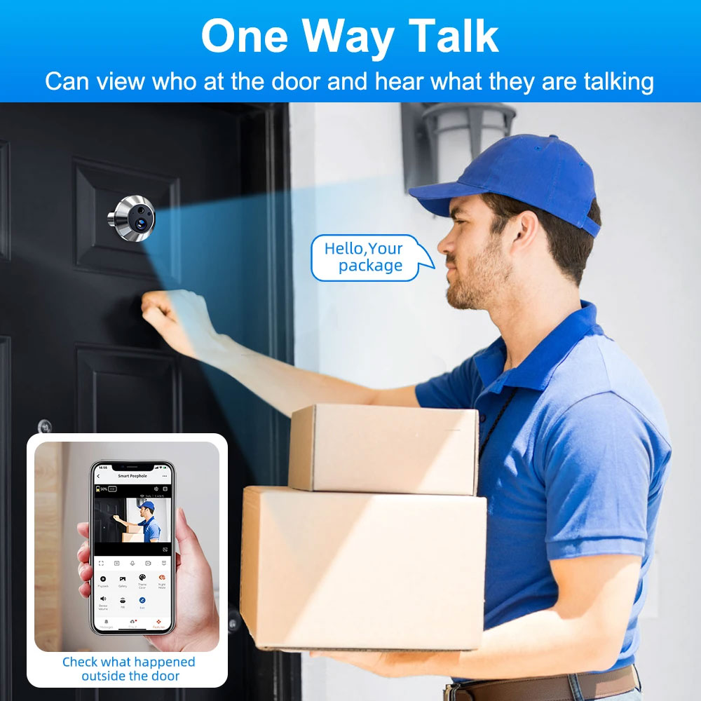 Tuya Smart 5MP 140 °   Brede k - Smart Doorbell Wired recensie en prijs