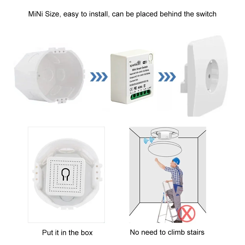 16A Matter WIFI Smart Switch A - Home Automation Tutorial recensie en prijs