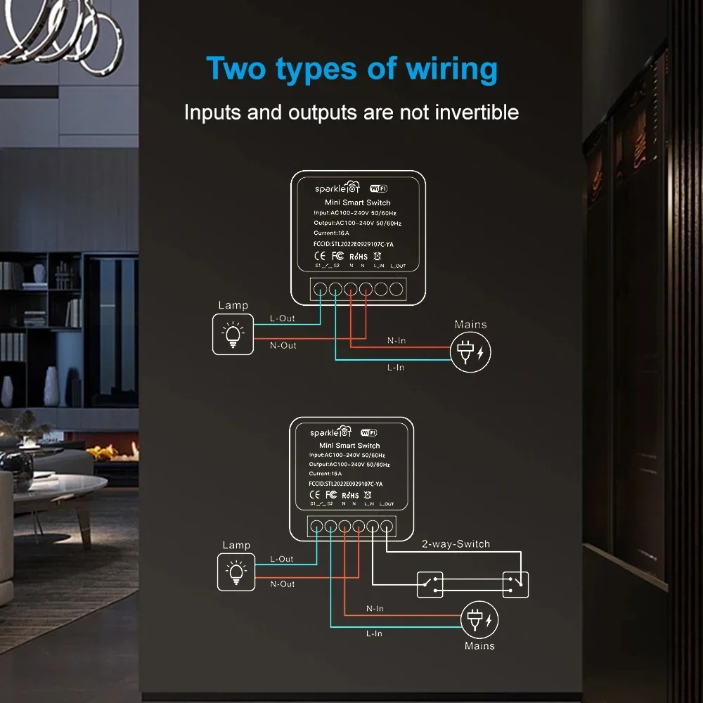 16A Matter WIFI Smart Switch A - Home Automation Tutorial recensie en prijs