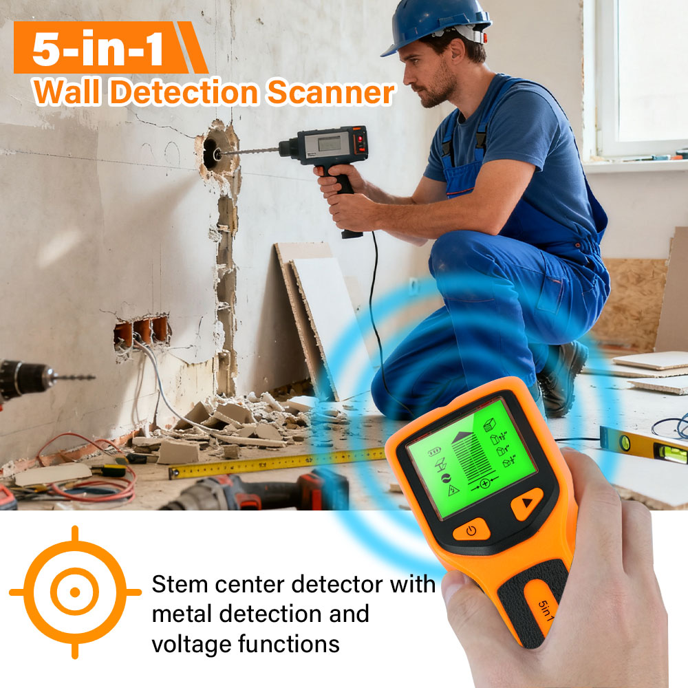 Handheld 5-in-1 digitale wandd - Water Leak Detector Wired recensie en prijs