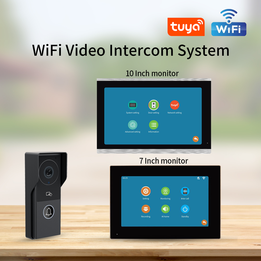 7/10 Inch Video-intercom 1080P - Smart Doorbell Wired recensie en prijs