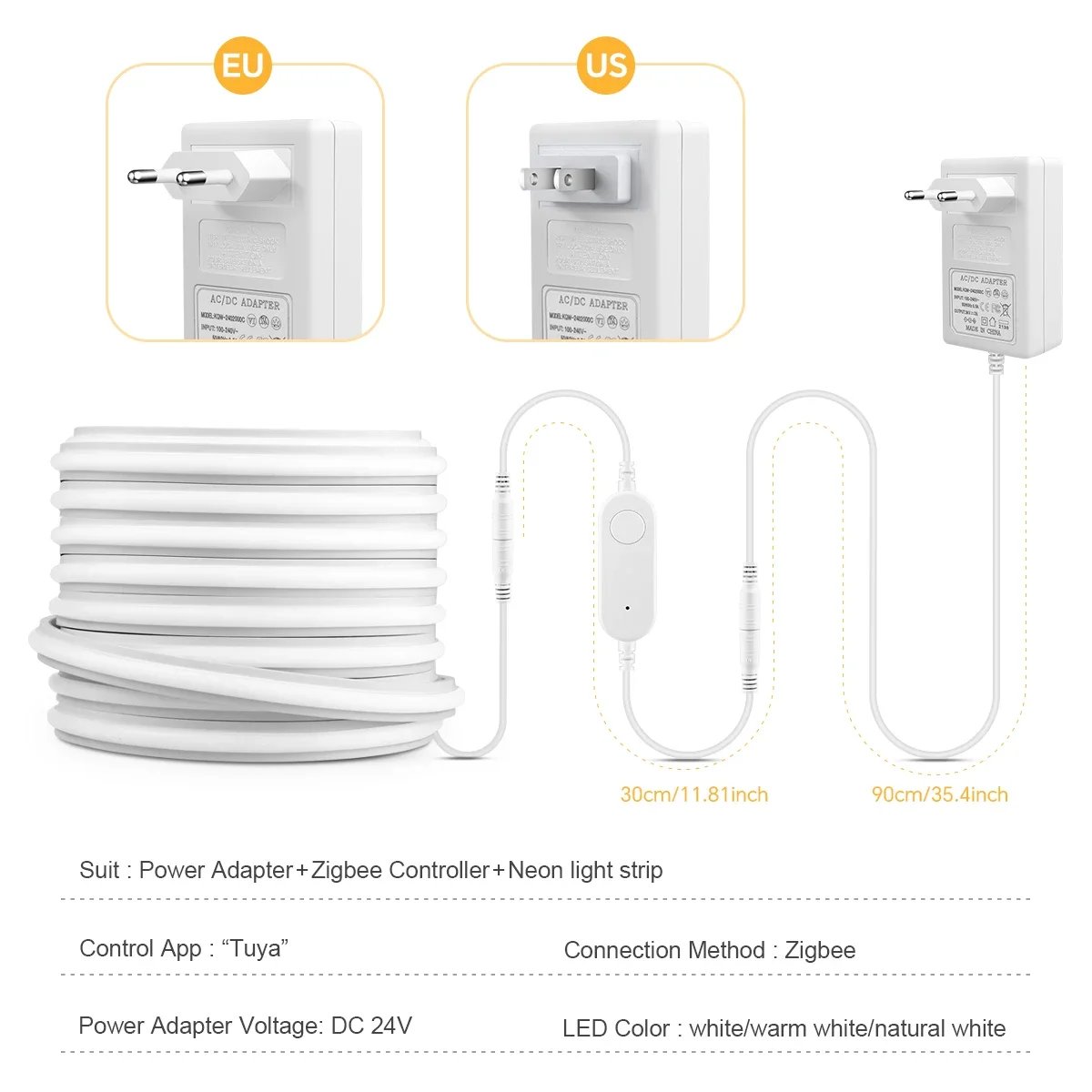 Zigbee 3.0 24V Neon LED Strip  - Zigbee Coordinator Stick recensie en prijs