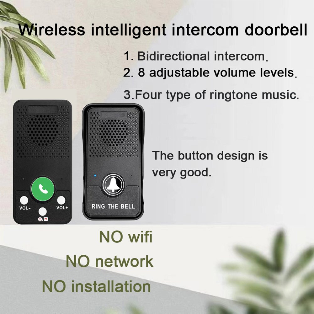 Draadloze deurbel Oplaadbare b - Smart Doorbell Wired recensie en prijs